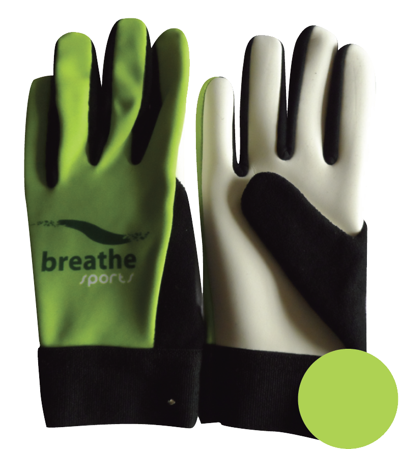 Breathe Sports Gaelic Gloves - Yellow/White - S